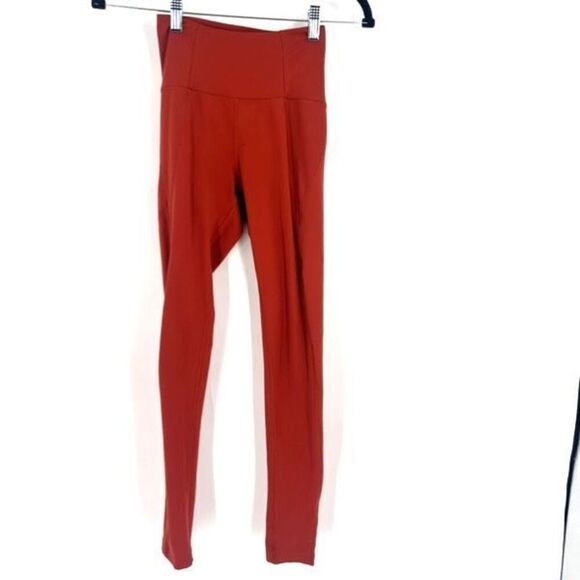 Girlfriend Collective Azalea Compressive High-Rise Legging Size XXS Orange - Picture 3 of 12